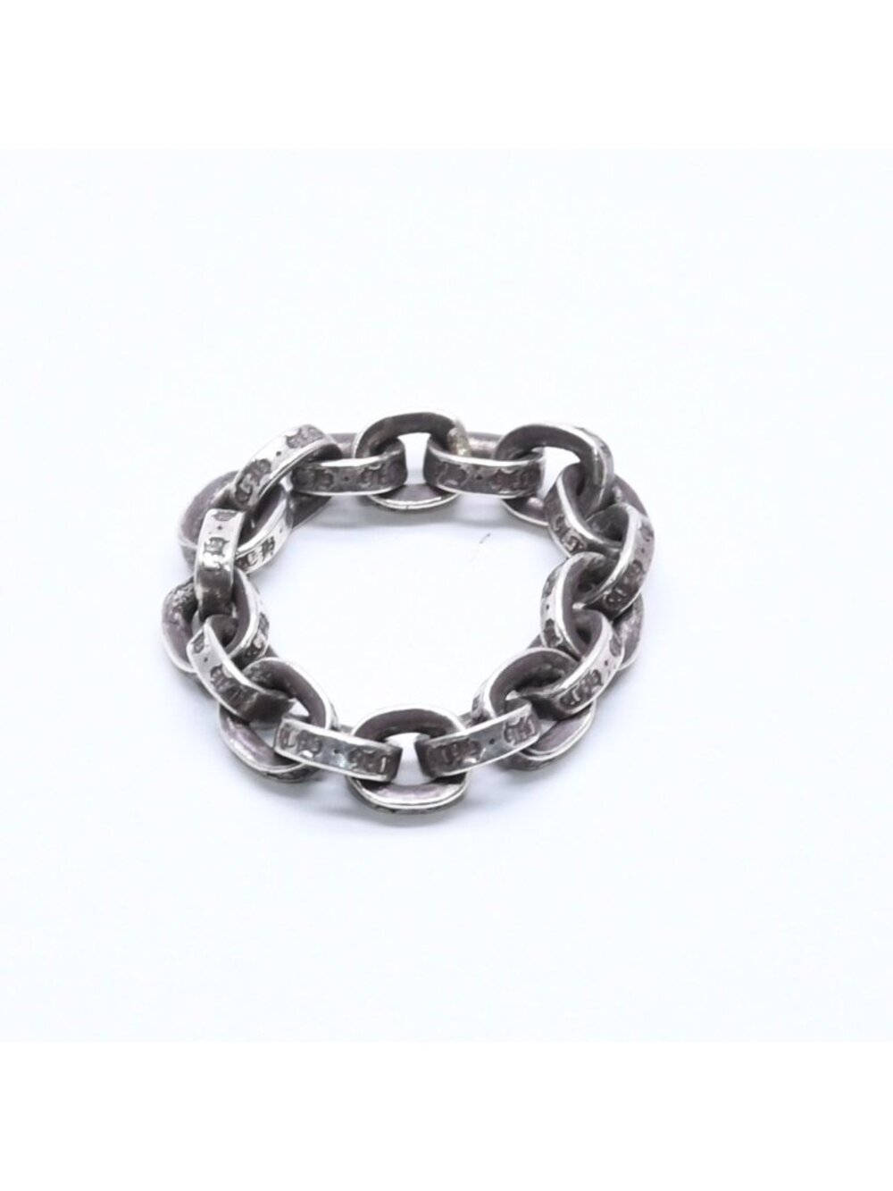 Chrome Hearts Paper Chain Ring 925 Sterling Silver